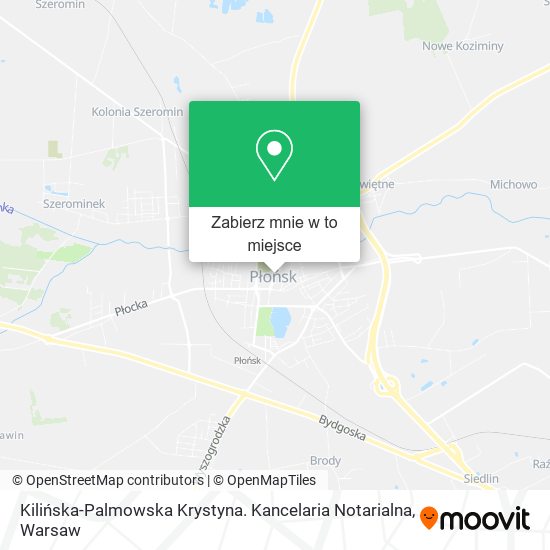 Mapa Kilińska-Palmowska Krystyna. Kancelaria Notarialna