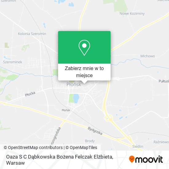 Mapa Oaza S C Dąbkowska Bożena Felczak Elżbieta