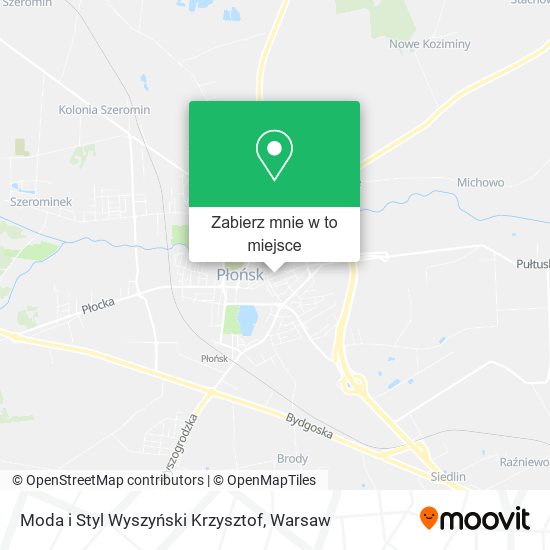 Mapa Moda i Styl Wyszyński Krzysztof