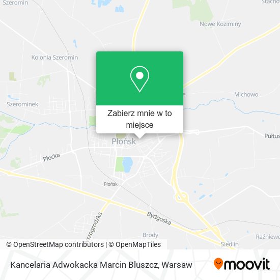 Mapa Kancelaria Adwokacka Marcin Bluszcz