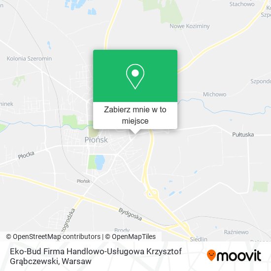 Mapa Eko-Bud Firma Handlowo-Usługowa Krzysztof Grąbczewski