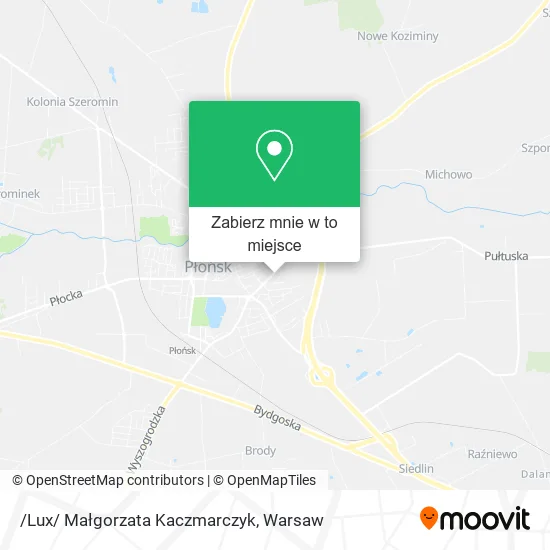 Mapa /Lux/ Małgorzata Kaczmarczyk