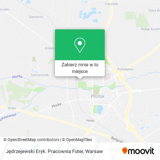 Mapa Jędrzejewski Eryk. Pracownia Futer