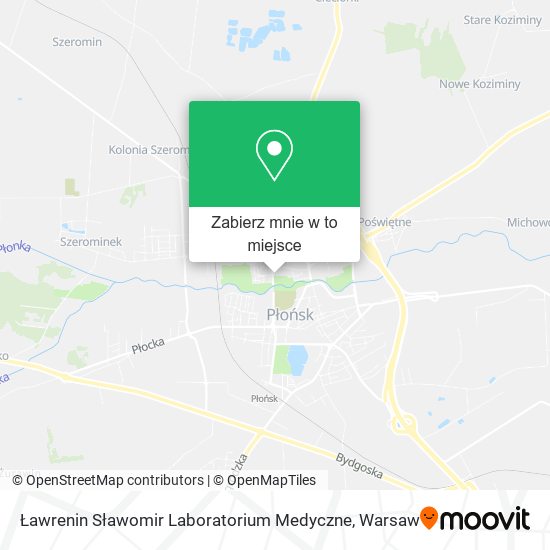 Mapa Ławrenin Sławomir Laboratorium Medyczne