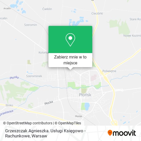 Mapa Grzeszczak Agnieszka. Usługi Księgowo - Rachunkowe