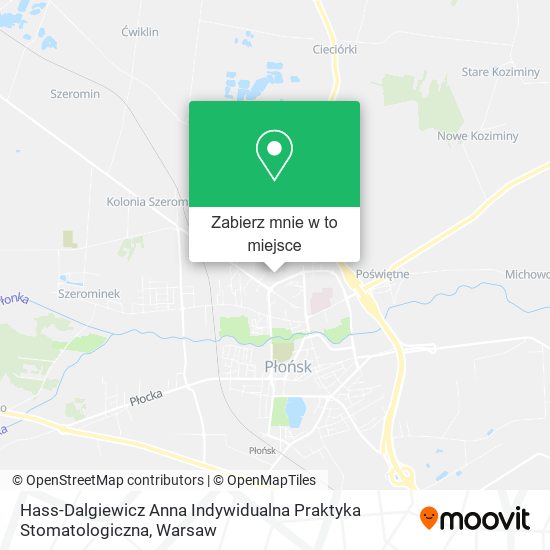 Mapa Hass-Dalgiewicz Anna Indywidualna Praktyka Stomatologiczna