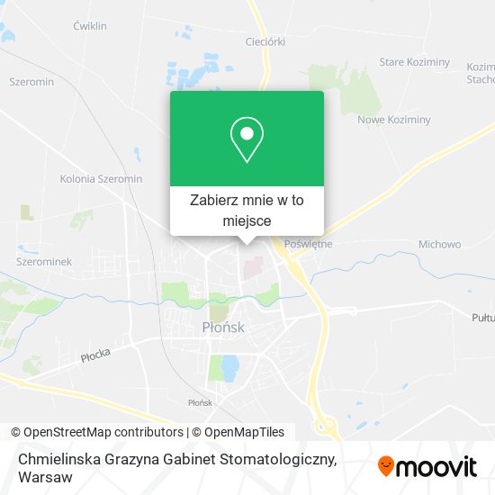 Mapa Chmielinska Grazyna Gabinet Stomatologiczny