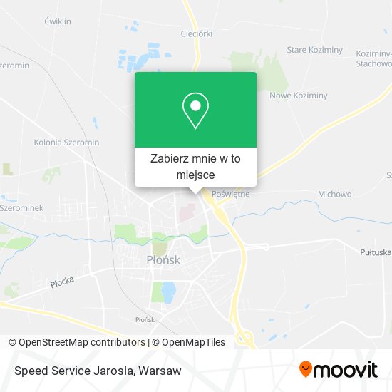 Mapa Speed Service Jarosla