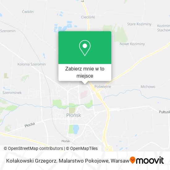 Mapa Kołakowski Grzegorz. Malarstwo Pokojowe