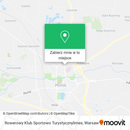 Mapa Rowerowy Klub Sportowo Turystycznylimes