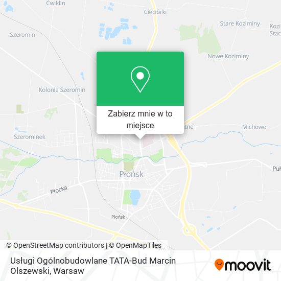 Mapa Usługi Ogólnobudowlane TATA-Bud Marcin Olszewski