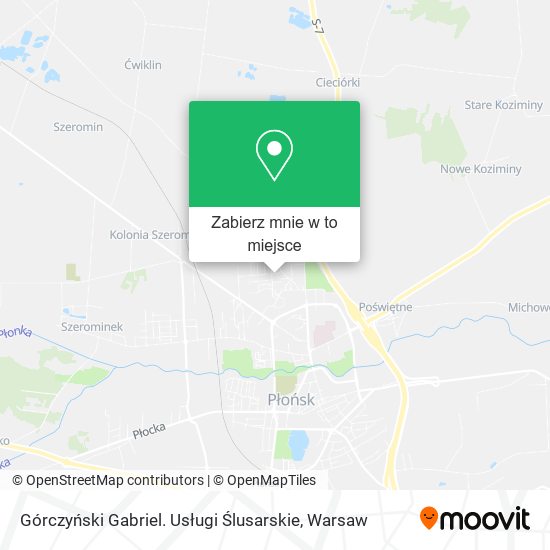 Mapa Górczyński Gabriel. Usługi Ślusarskie