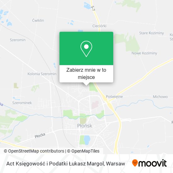 Mapa Act Księgowość i Podatki Łukasz Margol