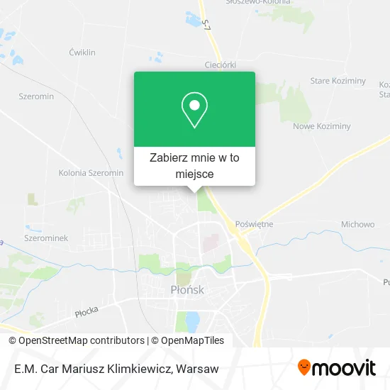 Mapa E.M. Car Mariusz Klimkiewicz