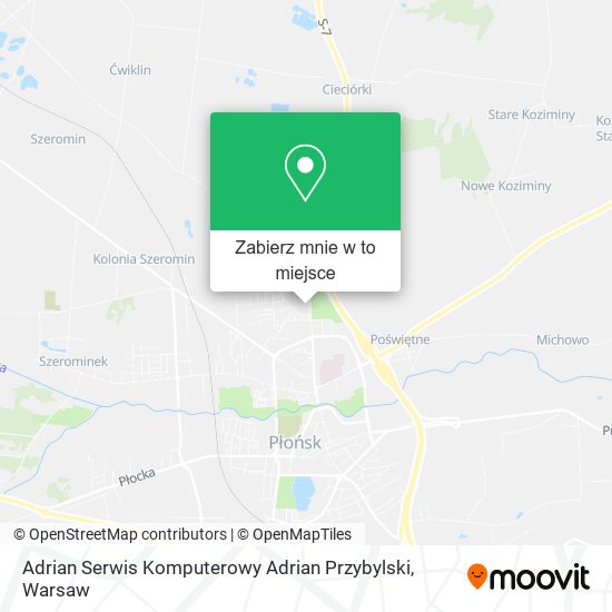 Mapa Adrian Serwis Komputerowy Adrian Przybylski