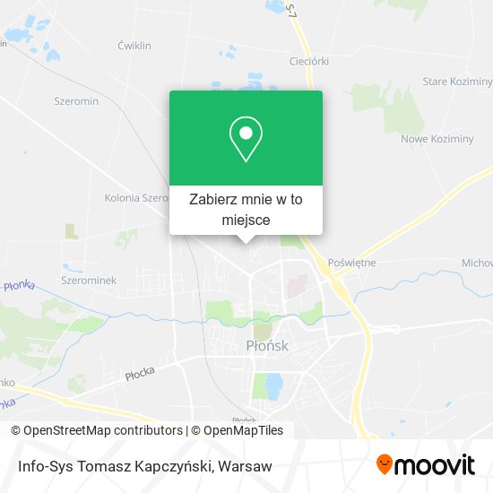 Mapa Info-Sys Tomasz Kapczyński