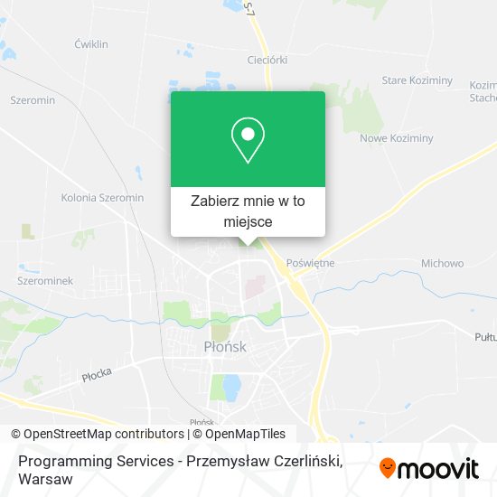 Mapa Programming Services - Przemysław Czerliński