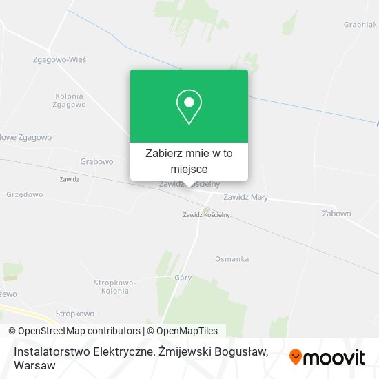 Mapa Instalatorstwo Elektryczne. Żmijewski Bogusław