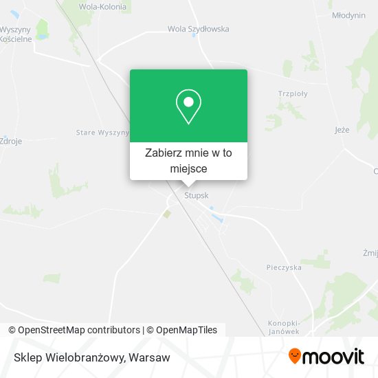 Mapa Sklep Wielobranżowy