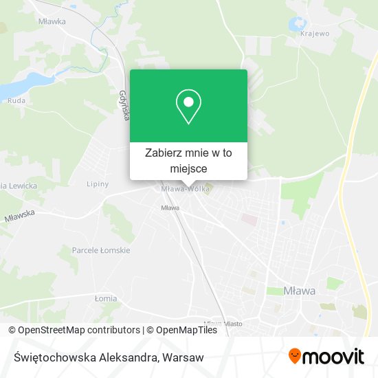 Mapa Świętochowska Aleksandra