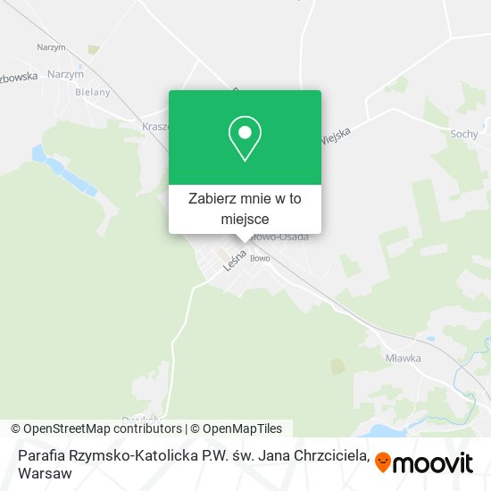 Mapa Parafia Rzymsko-Katolicka P.W. św. Jana Chrzciciela