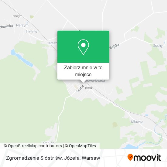 Mapa Zgromadzenie Sióstr św. Józefa