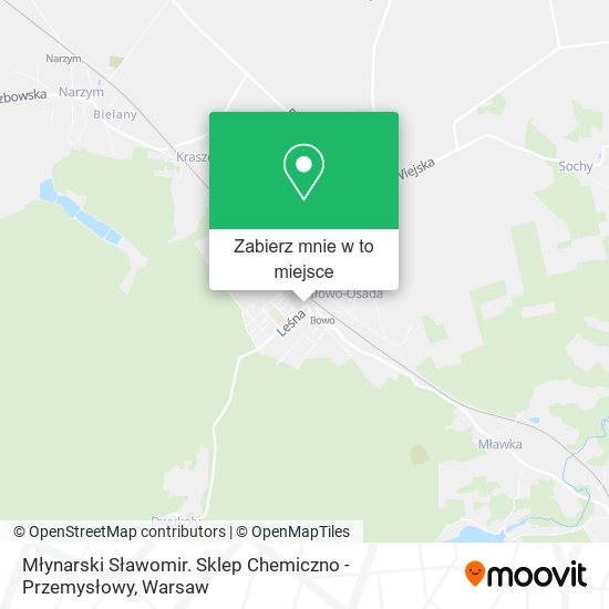 Mapa Młynarski Sławomir. Sklep Chemiczno - Przemysłowy