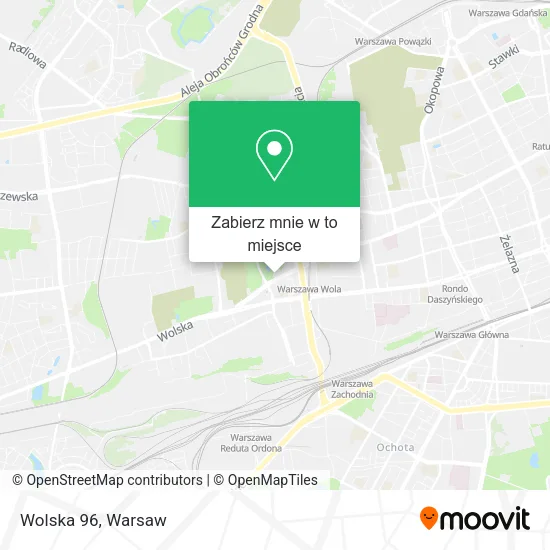 Mapa Wolska 96