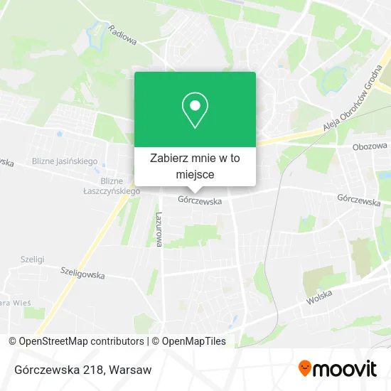 Mapa Górczewska 218