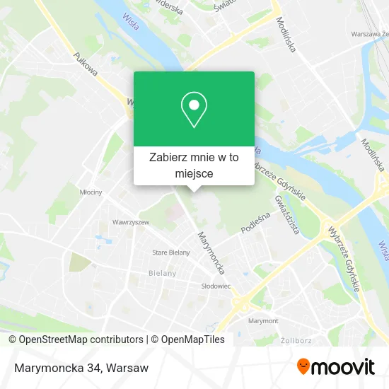 Mapa Marymoncka 34