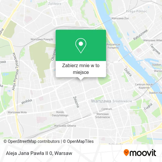 Mapa Aleja Jana Pawła II 0