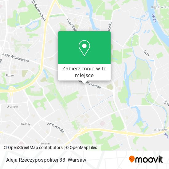 Mapa Aleja Rzeczypospolitej 33