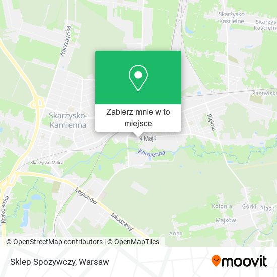 Mapa Sklep Spozywczy