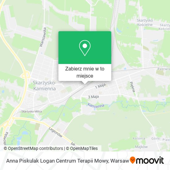 Mapa Anna Piskulak Logan Centrum Terapii Mowy