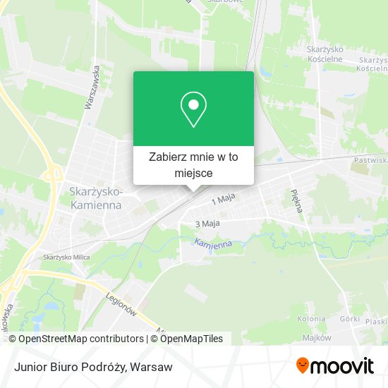 Mapa Junior Biuro Podróży