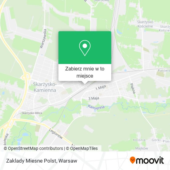 Mapa Zaklady Miesne Polst