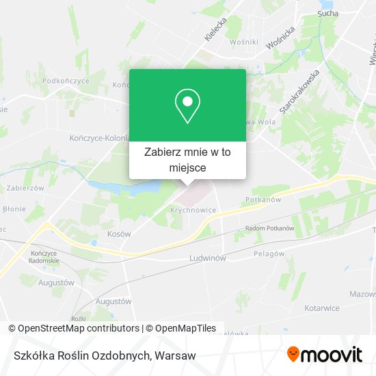 Mapa Szkółka Roślin Ozdobnych