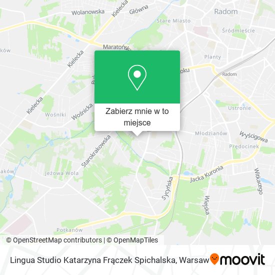 Mapa Lingua Studio Katarzyna Frączek Spichalska