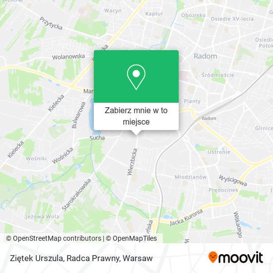 Mapa Ziętek Urszula, Radca Prawny