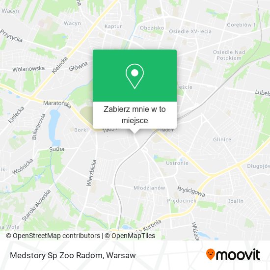 Mapa Medstory Sp Zoo Radom