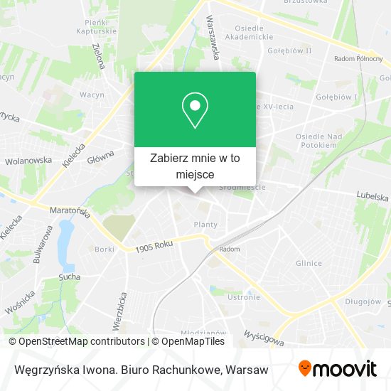 Mapa Węgrzyńska Iwona. Biuro Rachunkowe