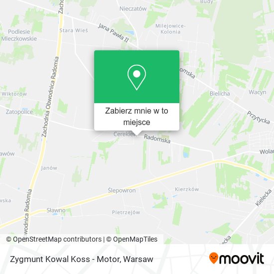 Mapa Zygmunt Kowal Koss - Motor