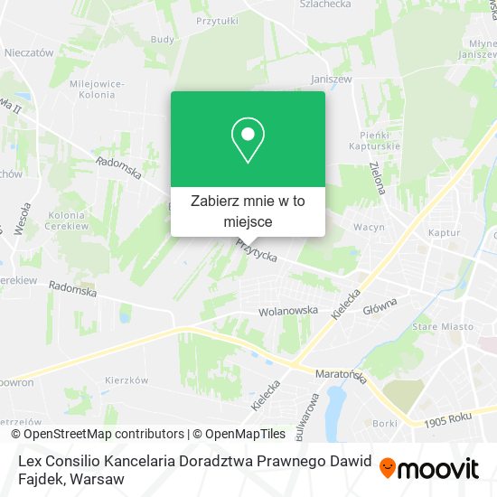 Mapa Lex Consilio Kancelaria Doradztwa Prawnego Dawid Fajdek