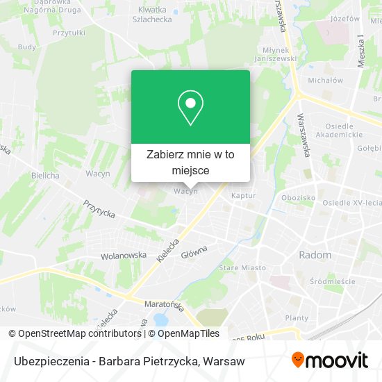 Mapa Ubezpieczenia - Barbara Pietrzycka