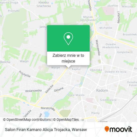 Mapa Salon Firan Kamaro Alicja Trojacka