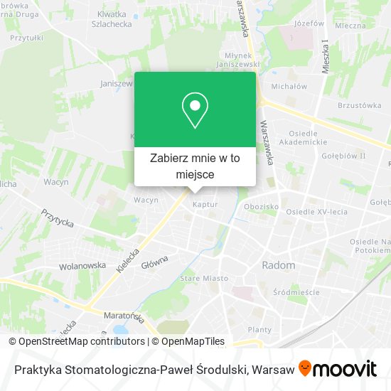 Mapa Praktyka Stomatologiczna-Paweł Środulski