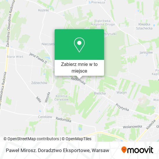 Mapa Paweł Mirosz. Doradztwo Eksportowe