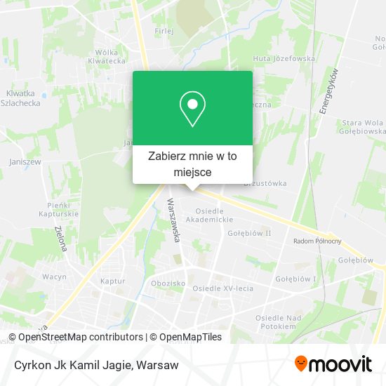 Mapa Cyrkon Jk Kamil Jagie