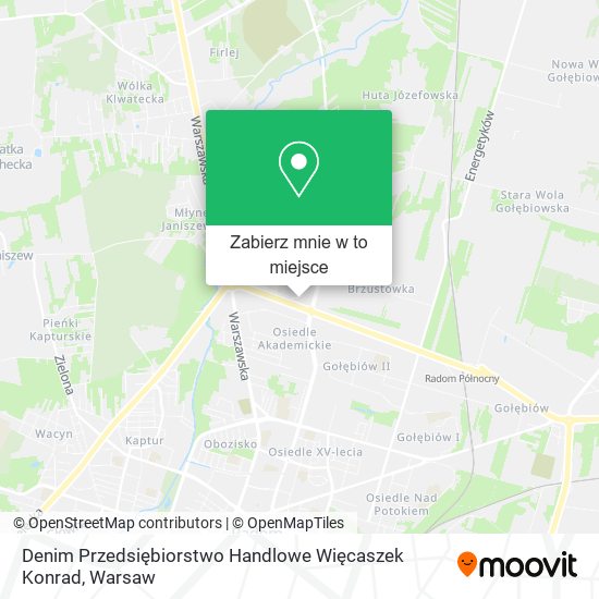 Mapa Denim Przedsiębiorstwo Handlowe Więcaszek Konrad