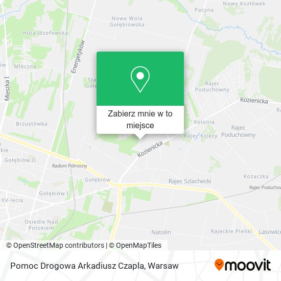 Mapa Pomoc Drogowa Arkadiusz Czapla